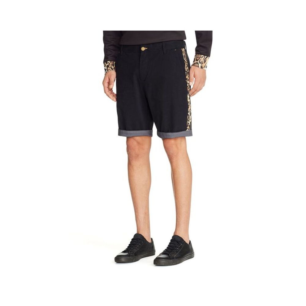TALLIA Mens Black Cargo Shorts 32 Waist